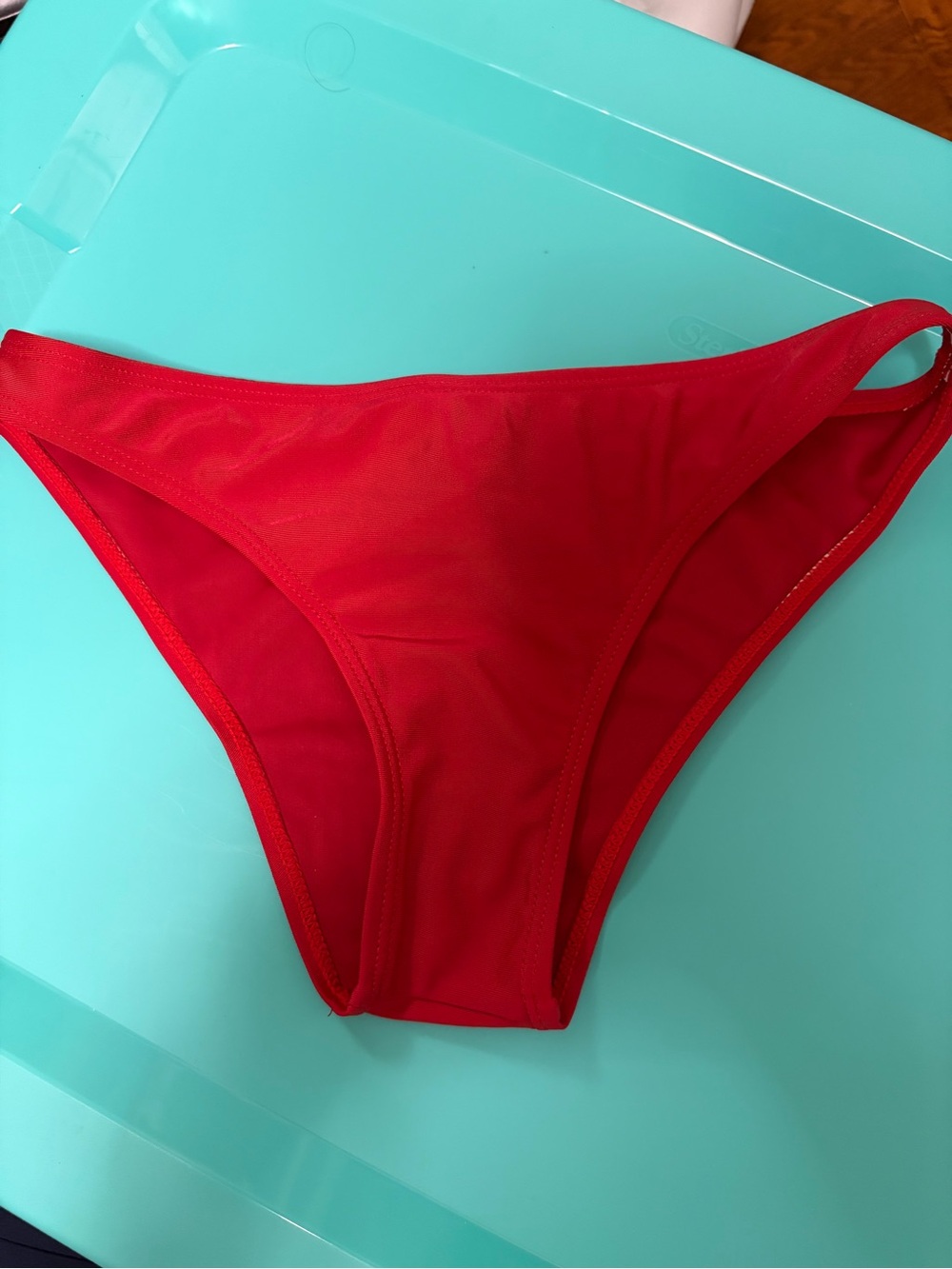 NWOT SHEIN Red Bikini Bottom - Classic Swim Brief